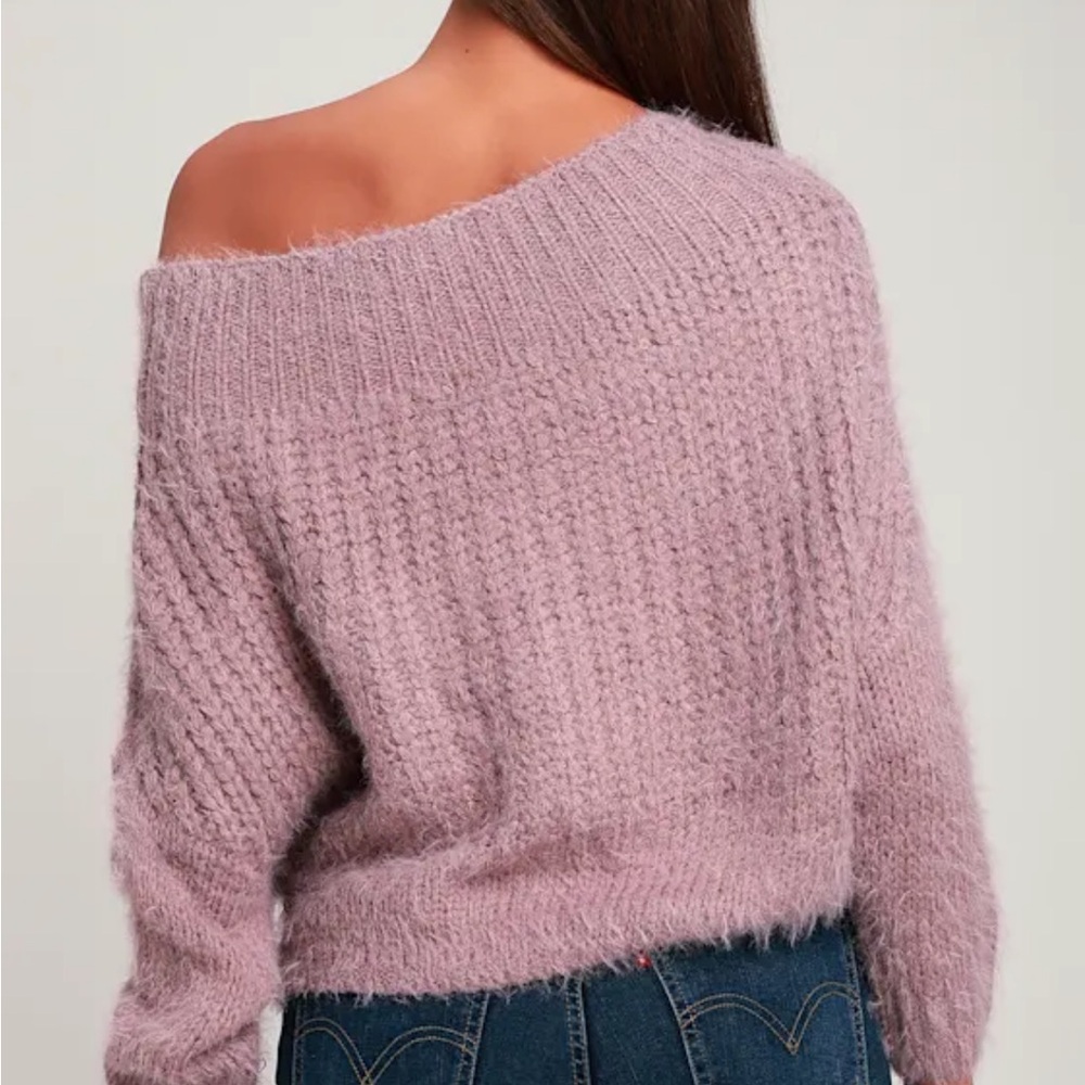Sweet Lemon off the shoulder sweater - Picture 2 of 4